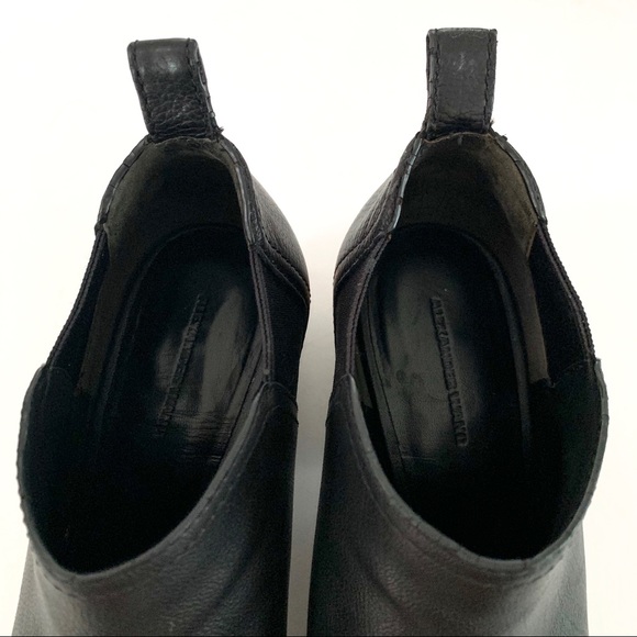 ALEXANDER WANG | KORI BOOT BOOTIES CUT-OUT HEELS ROSE GOLD CUT-OUT HEEL LEATHER - Picture 8 of 16